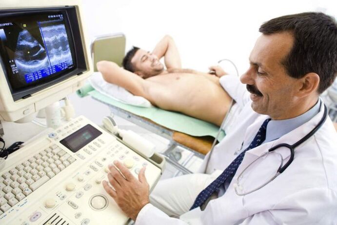 Ultrasound diagnosis of prostatitis