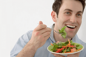 Eat vegetable salad during the treatment of prostatitis